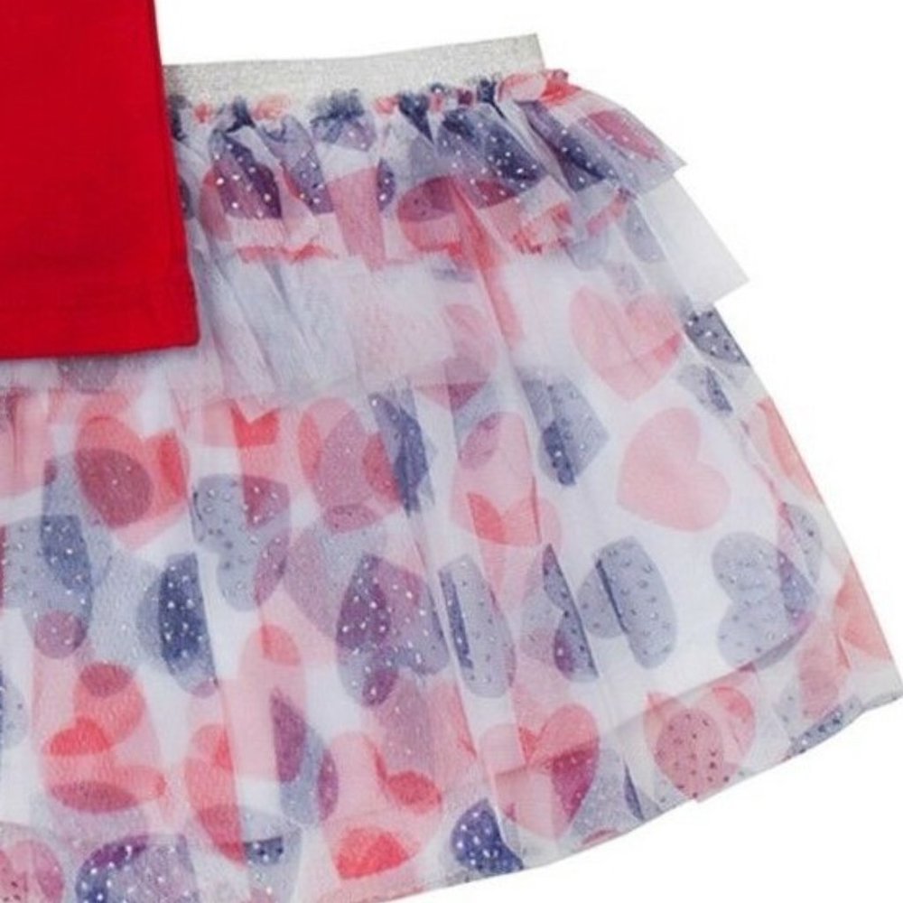 Little Lass Baby Girl Top Tutu Scooter Skirt Set Outfit size 12 Mo Lot NWT - Picture 8 of 8